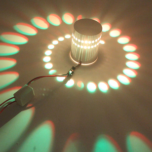 Spiral Hole RGB LED <strong>Wall</strong> <strong>Light</strong> for Indoor Home Decorate <strong>with</strong> Cheap Price Fancy Night <strong>Lights</strong> <strong>Wall</strong> Mounted Decorative Lighting - Product Image 1