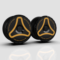 Penutup Roda Aerodisc ABS Terlaris untuk Tesla, Dop Roda Kustom untuk Model Mobil Terbaru 18 19 20 21 Inci
