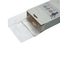 Logo personnalisé Papier Carton Mariage Linge Usb Clés Câble Boîte Cadeau Boîte D'emballage