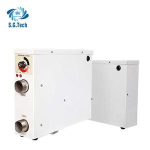 Bomba de Calor Eléctrica para Piscina Water Crown SGH-15 de 2HP, Metálica, con Cableado Directo de Acero Inoxidable, Voltaje CA para Piscinas - Product Image 4