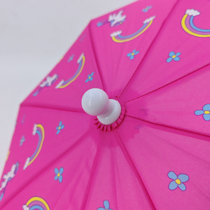 Parapluie pour enfants, parapluie de sécurité coupe-vent avec poignée à crochet facile à saisir pour les tout-petits filles et garçons, parapluie à imprimé licorne mignon - Product Image 5