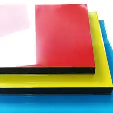 공장 가격 ALudream 제조 1220x2440mm 알루미늄 직면 복합 패널 솔리드 시트 광택 색상