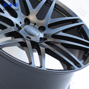 RCSR gran oferta nuevo 5 agujeros coche <span class=keywords><strong>de</strong></span> pasajeros rueda forjada negro aluminio monobloque llanta Auto parte para <span class=keywords><strong>Ferrari</strong></span> Porsche KIA Audi BWM - Product Image 6