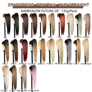 Julilanna ผมสังเคราะห์ kanekalon Futura คลิปผมตรงหยิกยาวสังเคราะห์ - Product Image 3