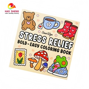 Trung Quốc Nhà máy tùy chỉnh Toddler Học viện học tập vui vẻ màu và vẽ cuốn sách in trên các tông giấy & bìa - Product Image 2