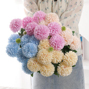 Ramo de Flores de Crisantemo Artificiales de Seda, 4320 cm de Altura, Simulación Realista, Decoraciones para Bodas - Product Image 2