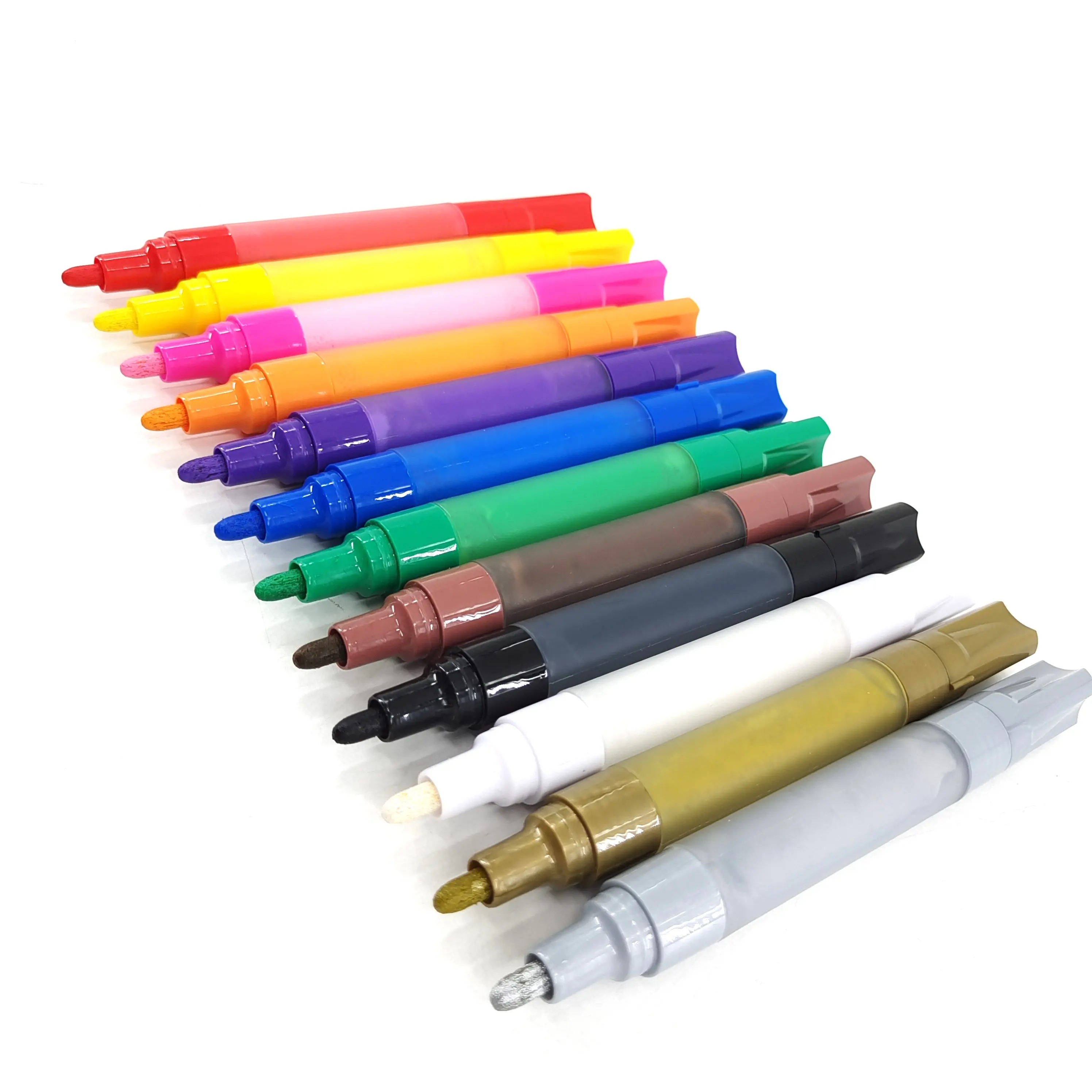 Набор акриловых ручек для рисования, двусторонние фломастеры, 60 цветов