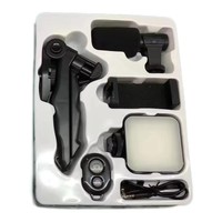 Vlog débutants Smartphone téléphone Kit vidéo AY-49 lumière LED Microphone trépied mains libres Blog Youtube caméra voyage Vlogging Kit