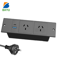 Multiprise encastrable SAA pour bureau avec prise australienne, chargeur USB pour table, mobilier, canapé et lit