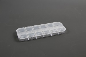 12 Grid Transparent <b>Nail</b> Art Decoration Plastic Box Glitter Rhinestone Salon Manicure Container Storage Organizer Tool <b>Case</b> - Product Image 2
