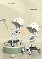 Poussette Bébé Pliable Légère pour Nouveau-né, Design Haute Vue, pour Nourrissons 0-6 Mois - Vente en Gros