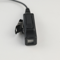 PMLN8341 PMLN8341A Radio bidirectionnelle portable, casque invisible à double fil, bouton PTT pour talkie-walkie MOTOROLA R7 FKP R7 NKP R7A