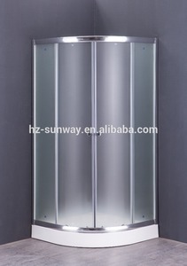 <span class=keywords><strong>Porta</strong></span> <span class=keywords><strong>Doccia</strong></span> in Vetro Satinato a Strisce 120x190cm, <span class=keywords><strong>Porta</strong></span> <span class=keywords><strong>Doccia</strong></span> Angolare Pivotante Senza Telaio - Product Image 4