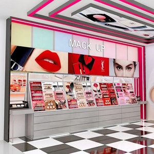 Muebles de Exhibición para Productos de Belleza, Estantes Multi-Nivel para Salón, Iluminación LED, Mostrador de Exhibición para Cosméticos y Cuidado de la Piel - Product Image 6