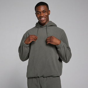New Design Soft Touch Fleece Tracksuit with Hood and Zipped Pockets for Men Comfortable <b>Two</b> <b>Piece</b> <b>Set</b> - Product Image 1