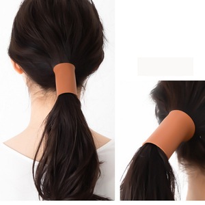 Summer niche leather hair <b>tie</b>, simple and gentle on hair, suitable for ponytails, adult headwear. - Product Image 3