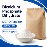 Phosphate dicalcique dihydraté de qualité alimentaire en poudre, Phosphate dicalcique anhydre, Améliorateurs nutritionnels, 25 kg/sac, Prix en vrac