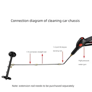 Undercarriage Car Wash 4000 PSI Pressure Washer For Car Cleaning Water Broom Clean Car Chassis