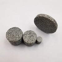 Filter Cakram Bulat Sinter Berpori Baja Tahan Karat SS 316L 0,5-100 Mikron