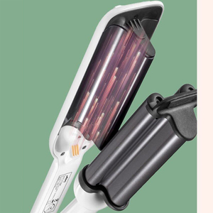 Máy Uốn Tóc 3 Ống, Máy Uốn Tóc Lượn Sóng Lớn, 3 Ống, Có Màn Hình LCD, Phủ Gốm Nano-titanium - Product Image 4