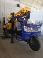 Machine de forage de puits d'eau sur châssis à roues de 200 m