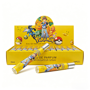 Vente en gros de mini-parfums de 35 ml à l'effigie de personnages de dessins animés, emballage écologique de voyage, parfum frais, floral, longue durée, pour femmes - Product Image 2