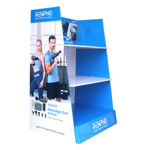 Großhandel Custom Wellpappe Display Stand für <span class=keywords><strong>Massage</strong></span> produkte Light Duty Supermarkt Rack Hot Sale Store <span class=keywords><strong>Shop</strong></span> Layer Rack - Product Image 3