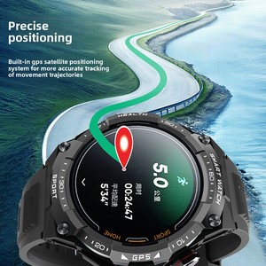 GPS Offline Spraakbesturing Buitenlamp Gezondheidsmonitoring Activiteiten Tracker Smartwatch AMOLED Display 11-30 dagen Batterijduur IPX8 - Product Image 1