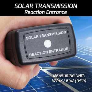 Professional Solar Power Meter High-Precision Pyranometer for Solar Radiation Measurement & Film Testing W/m2 & BTU Dual Units - Product Image 5