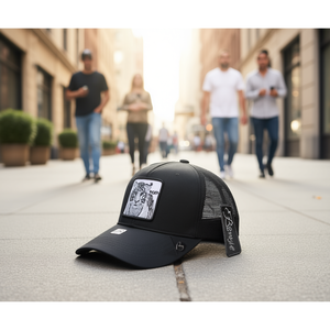 Gorra Trucker con Bordado de Tigre, Ajustable, de Malla, Unisex, Estilo Urbano, Primavera Verano, Casual, de Poliéster y Algodón, Transpirable e Impermeable - Product Image 2