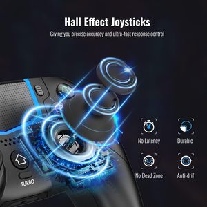 Funda Protectora Inalámbrica para Dedos de Juego para PS-5/Pro/Slim/PC, Material ABS Plegable con Luz LED de Canal y Función Turbo - Product Image 4