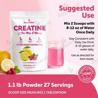 OEM ODM AegleWell Poudre de créatine à usage double pour hommes et femmes, combinée avec du collagène et des électrolytes, pour stimuler la force, l'endurance et l'élasticité de la peau