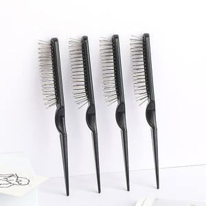 Cepillo de aire de 3 filas con colilla de ratón, peine profesional para peinar el cabello hacia atrás, herramienta de estilismo para salón y peinados recogidos - Product Image 2