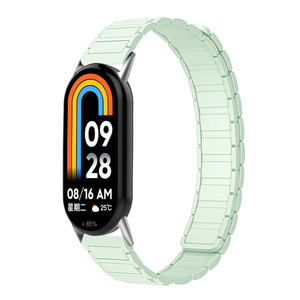 Proveedor de confianza Correa magnética para Mi Band 10 9 8 <span class=keywords><strong>Pulsera</strong></span> inteligente de silicona bicolor <span class=keywords><strong>Pulsera</strong></span> Muñequera Band8 Band9 Accesorios - Product Image 5