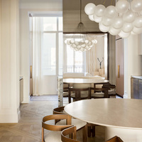 Conception d'intérieur de villa de luxe moderne, personnalisation complète de la maison, rendu 3D et fabrication de meubles
