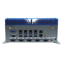 PC Industrial Compacto Sin Ventilador Intel de 8.ª Generación Broadwell-U I3 I5 I7 DC12V/19V DDR3 8G WIFI/3G/4G/BT 2025 Económico