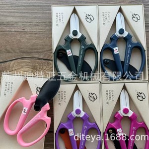 กรรไกรตัดดอกไม้ซากาเก้น 160 F170 180 สแตนเลสสตีล สีชมพู เครื่องมือตัดแต่งกิ่งมือขวา ขนาดเส้นผ่านศูนย์กลางตัด 5 10 มม. - Product Image 2