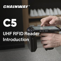 Lector RFID UHF Todo en Uno C5, Android 13, IP65, Escáner de Código de Barras Portátil, Teléfono Inteligente Resistente, 4+64GB, Pantalla de 6 Pulgadas, WiFi/4G
