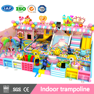 Aobeile - Aire de jeux intérieure pour enfants - Équipement de jeux en PVC souple - Trampoline familial - Toboggan <span class=keywords><strong>suspendu</strong></span> - Piscine à balles - <span class=keywords><strong>Parc</strong></span> d'attractions - Product Image 5