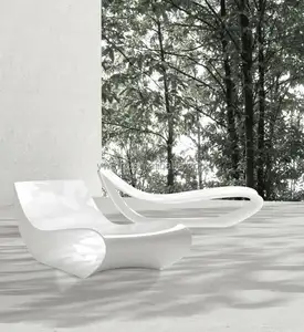 Hotel al aire libre de fibra de vidrio tumbona piscina silla cubierta ocio para Proyecto de villa de playa