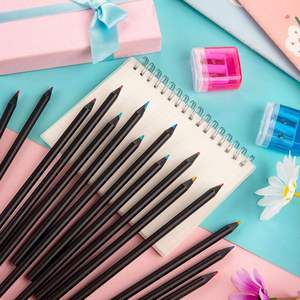 Crayons de couleur arc-en-ciel en gros, 7 couleurs, mine noire, design moderne et innovant - Product Image 2