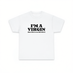Maglietta I'm A Virgin, divertente maglietta con meme, manica corta, girocollo, unisex, per adulti, regalo promozionale - Product Image 1