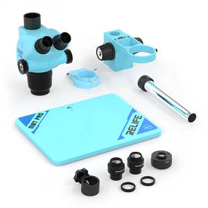 再生RL-M6T Pro-B11三目高清立体显微镜 + SS-033光源 + 0.5ctv适配器 + <span class=keywords><strong>M</strong></span>-17触摸控制4k高清摄像机 - Product Image 2