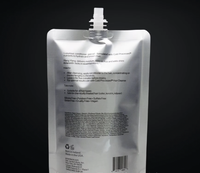 Pochette Doypack Personnalisée en Aluminium Biodégradable avec Bec Verseur pour Liquides, Anti-fuite, Anti-humidité, Refermable pour Jus et Sauces