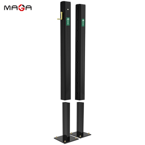 Cọc cầu lông nhôm lắp đặt nhanh chuyên nghiệp <span class=keywords><strong>v</strong></span>ới thiết bị tự khóa & hệ thống lưới - dành cho luyện tập & thi đấu - Product Image 3