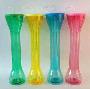 Logo personalizzato yard tazze bere collo lungo bottiglia di acqua magia granite tazza di plastica bottiglie per bevande - Product Image 5