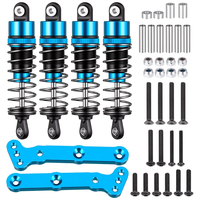 Kit d'amortisseurs à huile en aluminium pour voiture RC, remplacement 58354 pour Tamiya the Frog 2WD Off-Road Buggy 1/10, amortisseurs avant et arrière