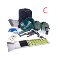 Caja de Recuperación de Oro Portátil para Aplicaciones en Seco y Húmedo, Lista para Acampar, Fabricada con Materiales de Primera Calidad