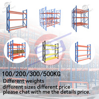 Rayonnage à palettes en métal à 4 niveaux personnalisable Entrepôt de gros Garage industriel en acier Unités de stockage Étagères et rayonnages empilables