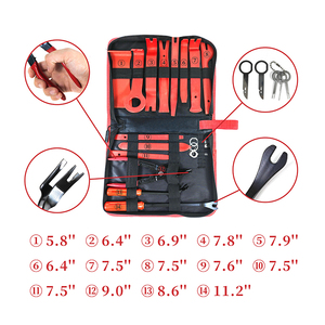 19pcs Auto Car TRIM loại bỏ Pry công cụ Kit nhựa Kìm cho Navigation tháo gỡ với lưu trữ túi - Product Image 2